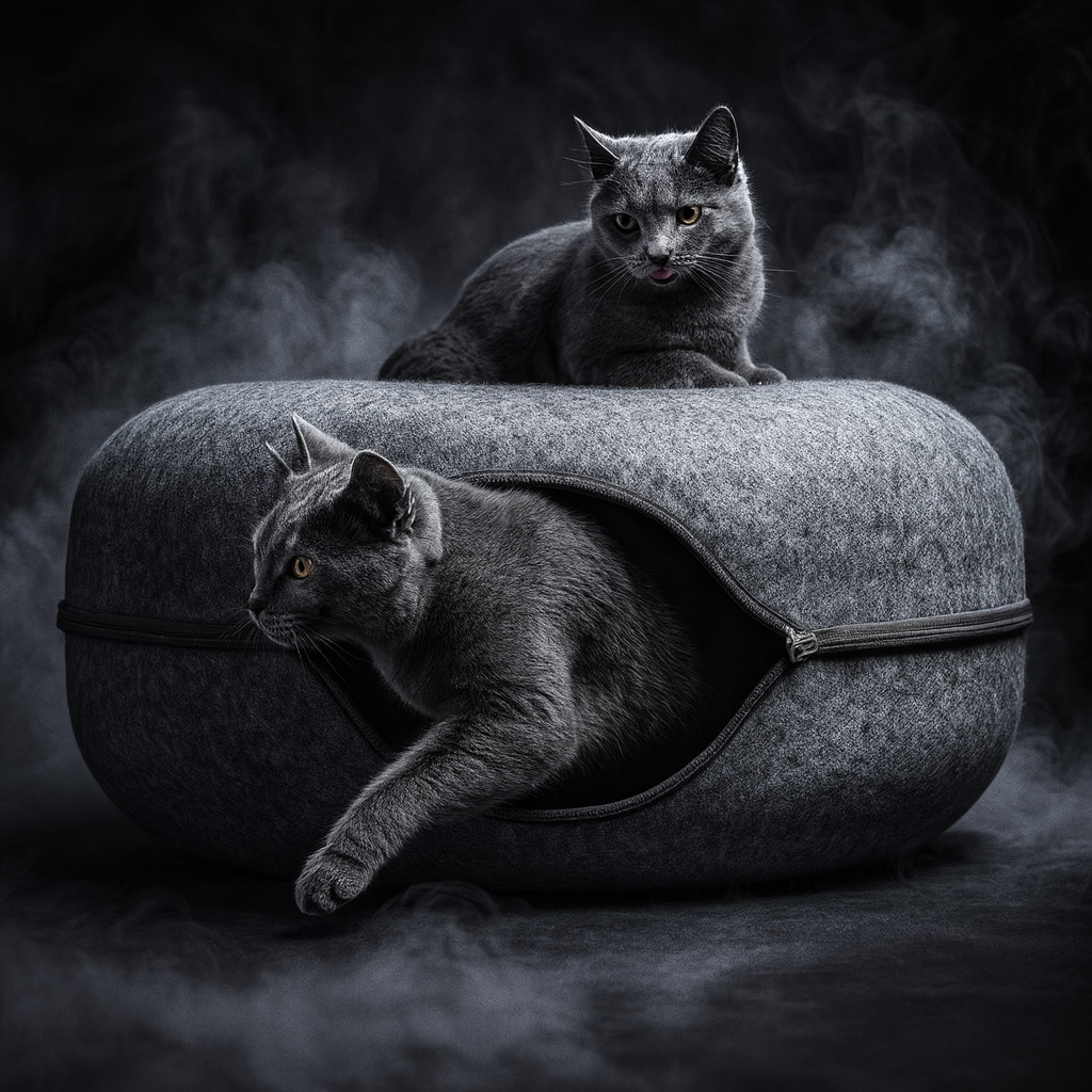 Donut Cat Tunnel Bed Pets House